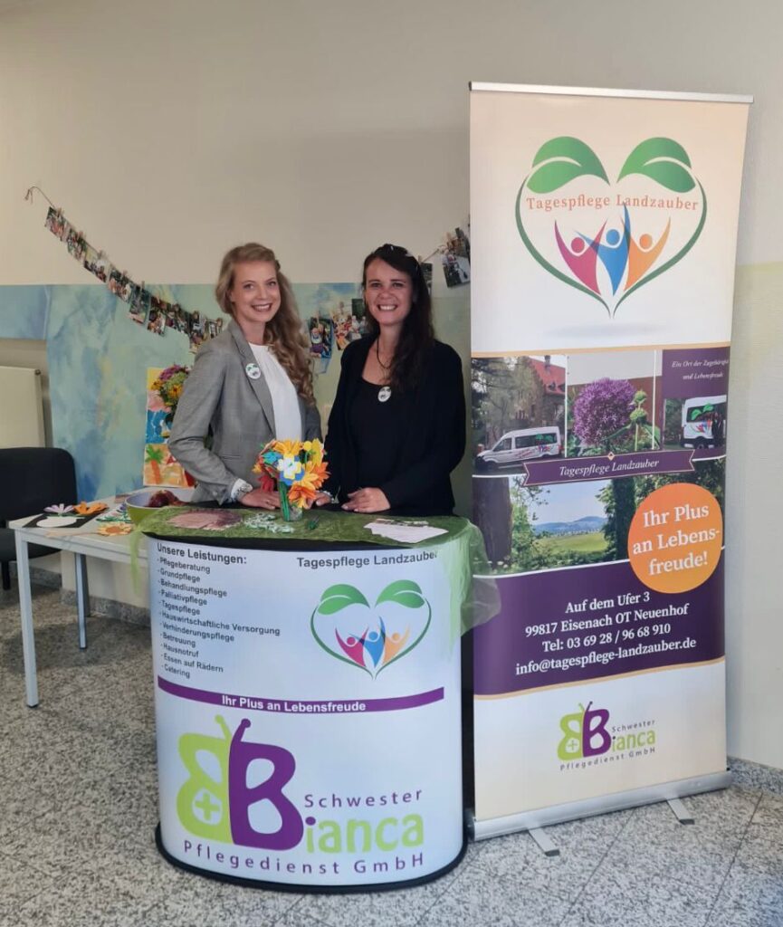Gesundheitsmesse 2025 in Eisenach - Stand vom Schwester Bianca Pflegedienst