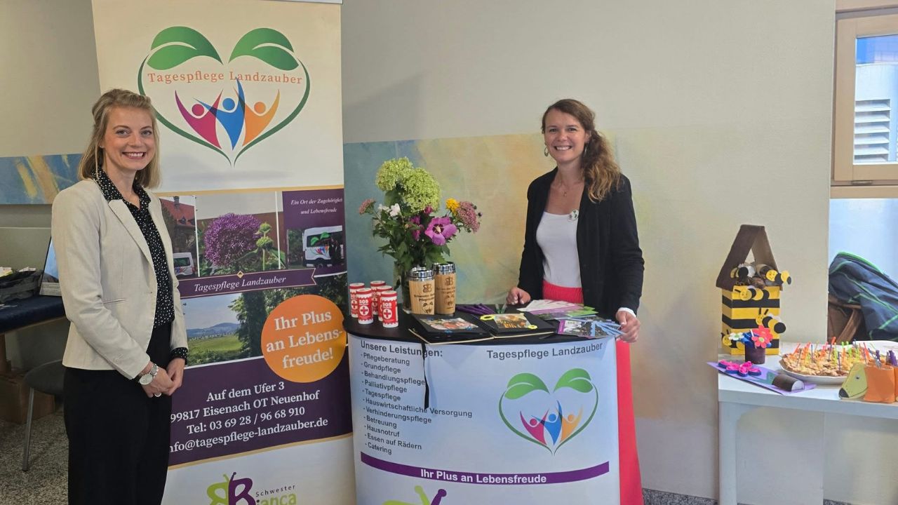 Schwester Bianca besucht Gesundheitsmesse in Eisenach