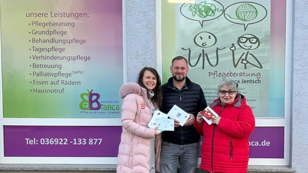 Weihnachtsfreude bei Schwester Bianca